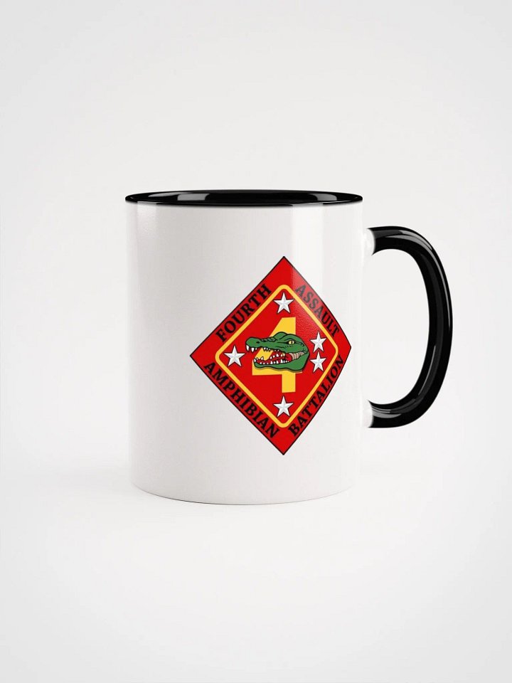 4th Assault Amphibian Battalion: Coffee Cup White Exterior/Black Interior product image (1)