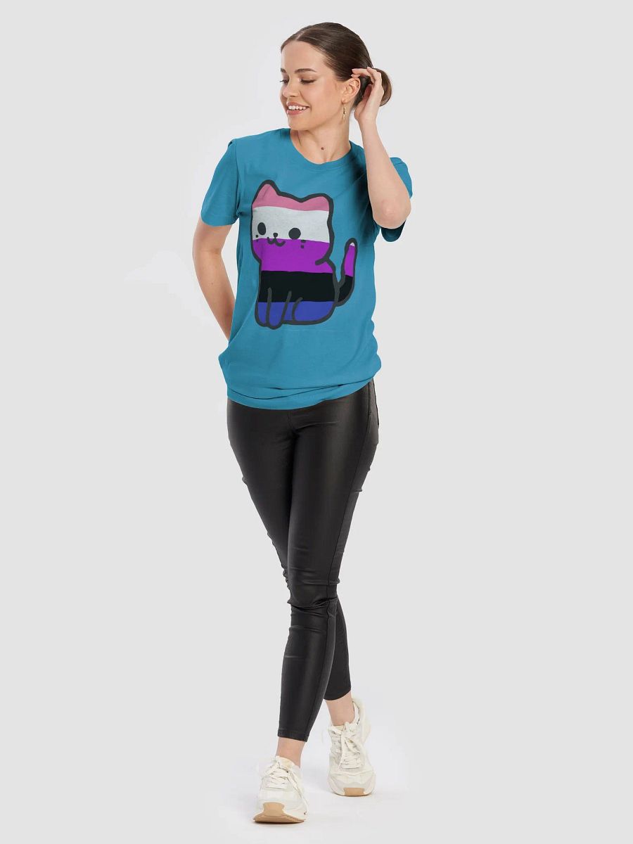 Genderfluid Pride Kitty Woman's Shirt product image (107)