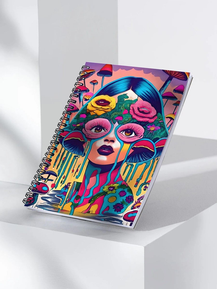 Trippy Lady Spiral Notebook product image (3)