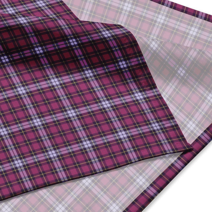 Bright Purple Plaid Bandana product image (2)