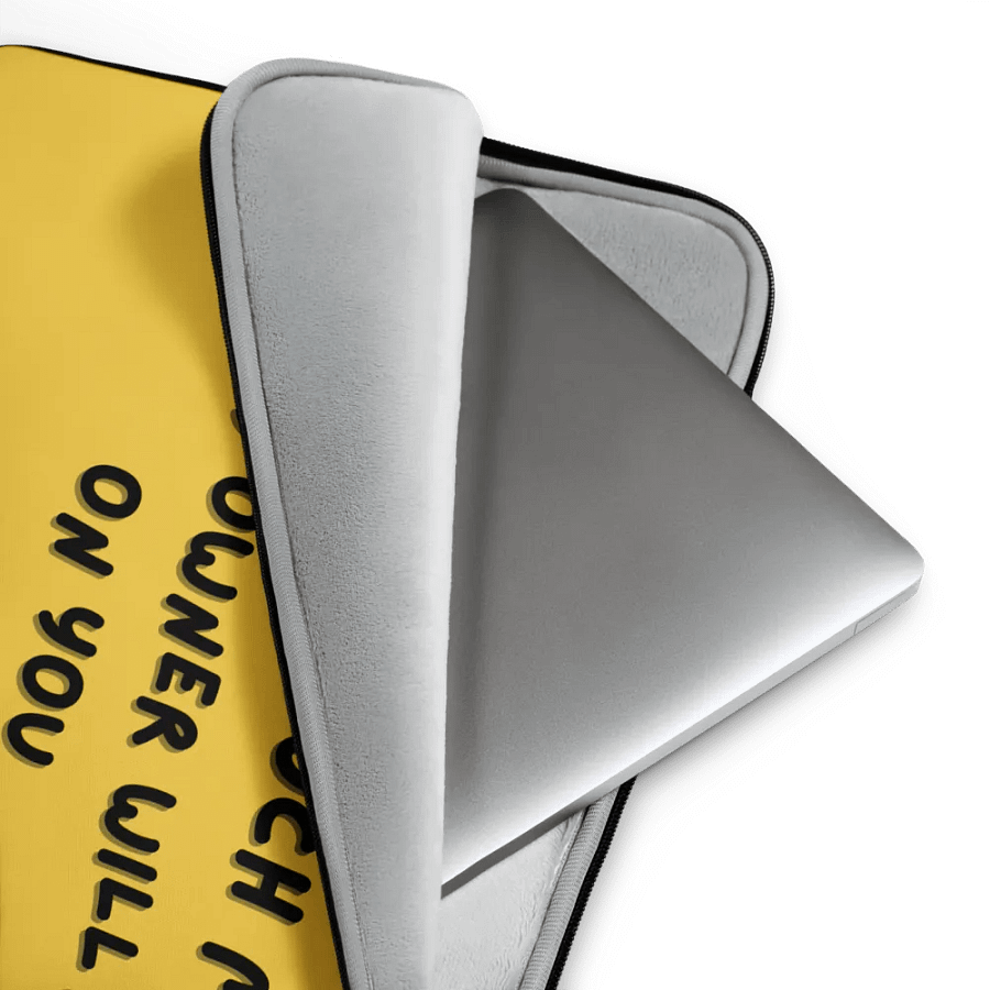 Don't Touch Laptop Sleeve product image (3)