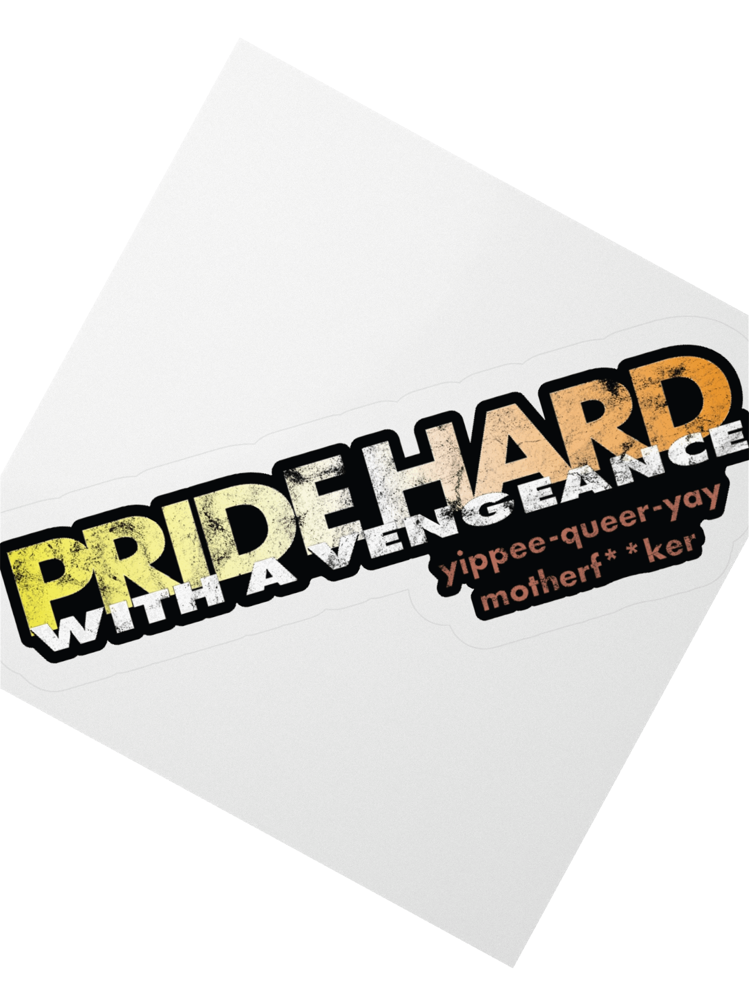 Maverique "Pride Hard" Sticker product image (5)