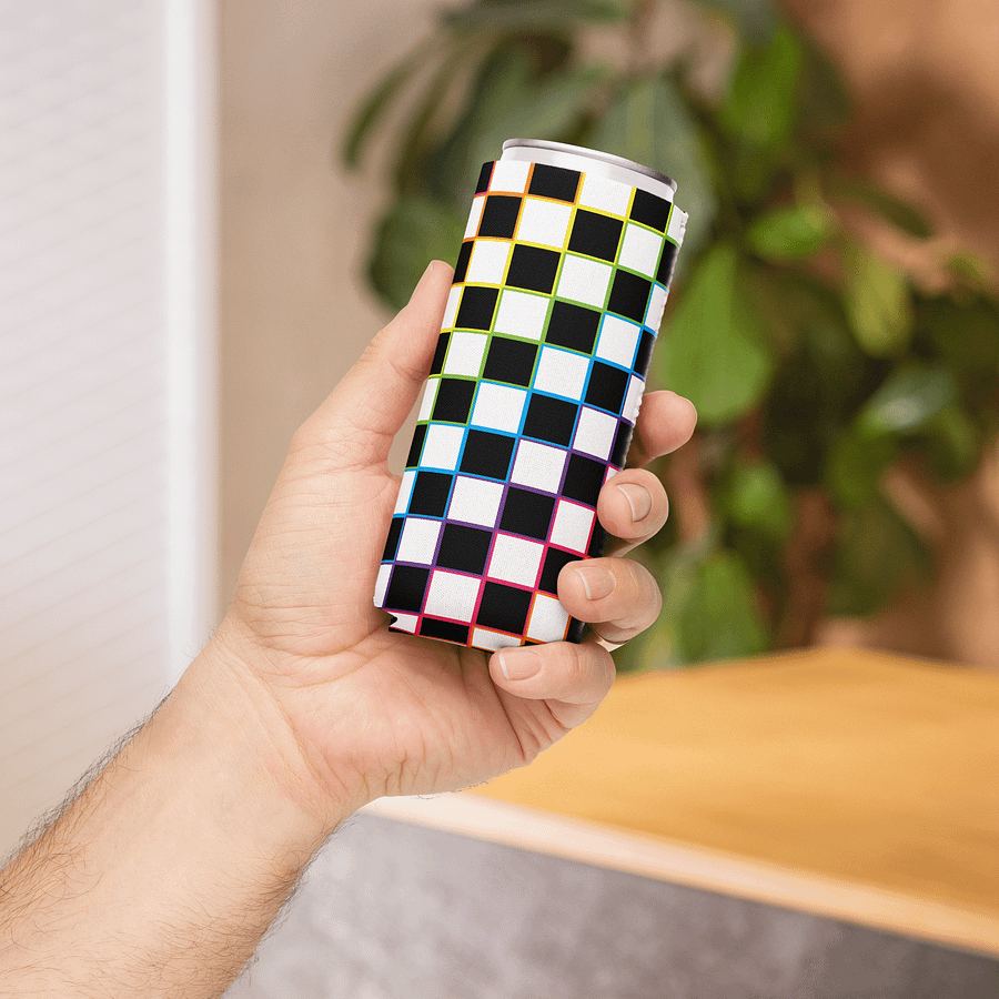 Rainbow Checkered Coozie product image (13)