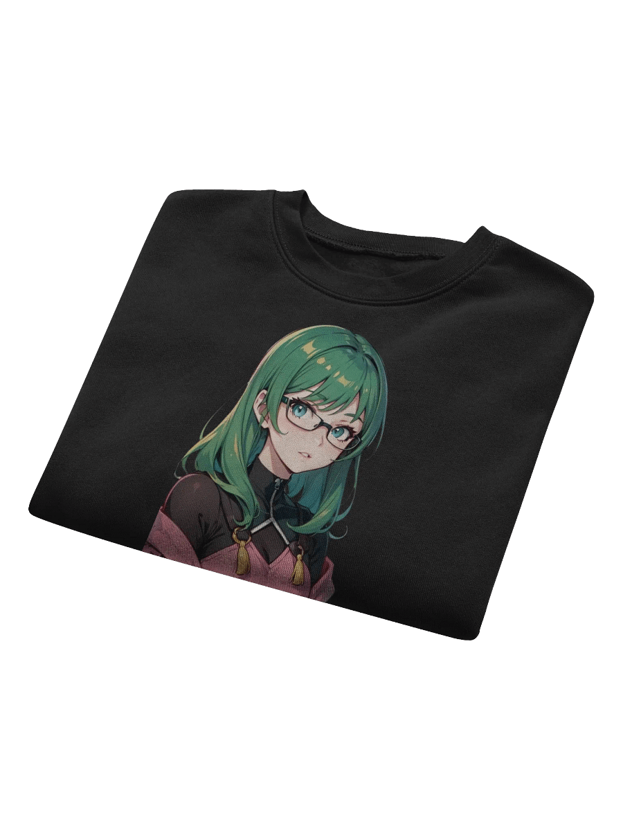 (Green WAIFU) K Crop Sweatshirt product image (8)