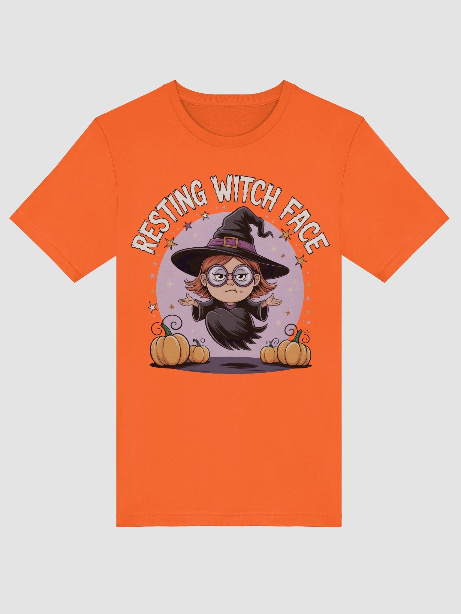 Resting Witch Face Cartoon T-Shirt product image (48)