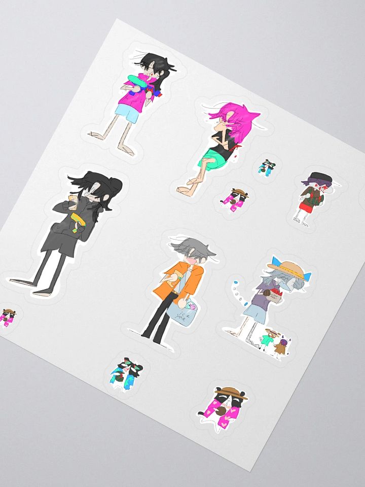 Moon Savers Hampan and Ray stickers July product image (2)