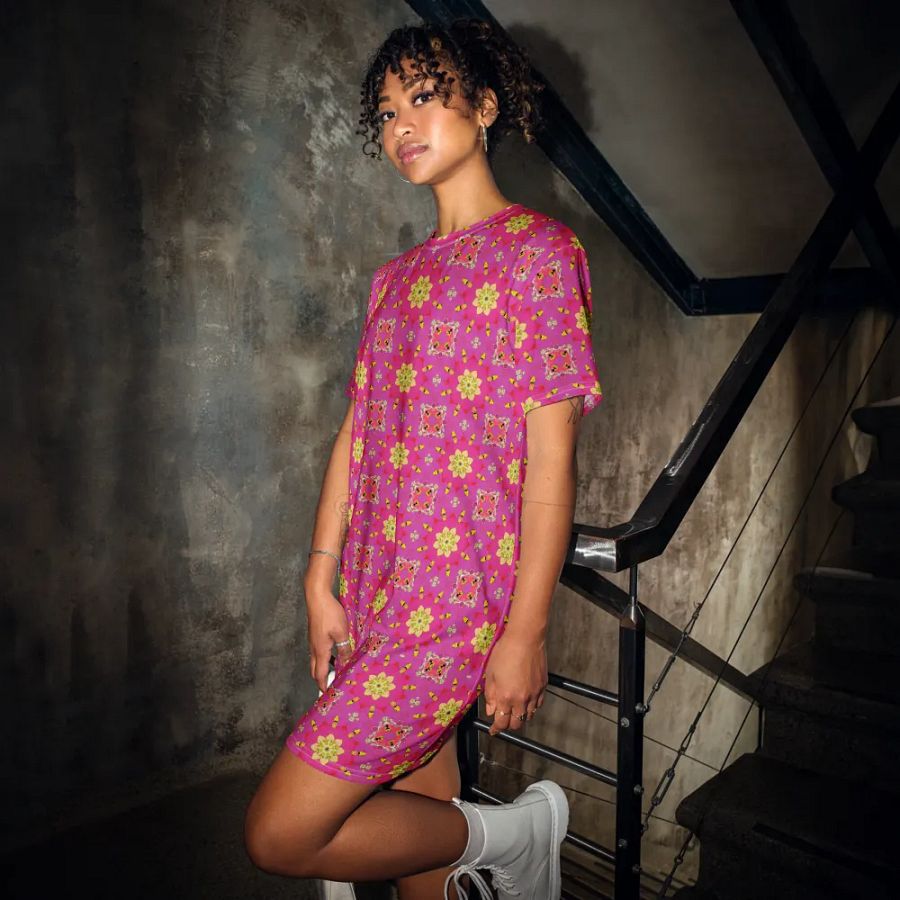Abstract Cool Original T Shirt Dress product image (4)