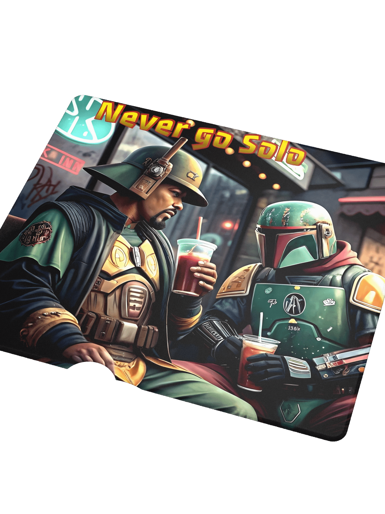 Never Go Solo Mouse Pad product image (6)