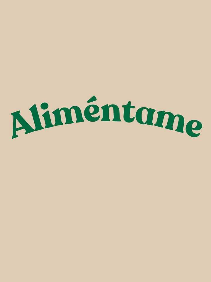 Aliméntame Camiseta Unisex product image (1)