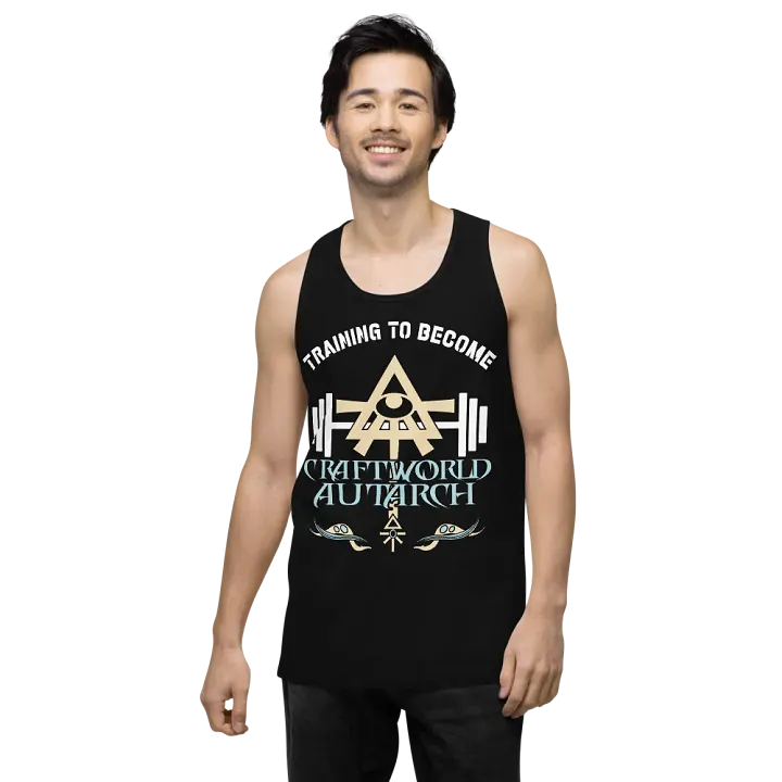 Training to Become Craftworld Autarch - Warhammer Aeldari Gym Tank top product image (3)