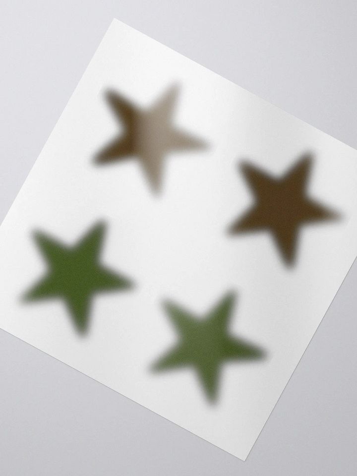 Blurred Star Sticker Sheet product image (1)