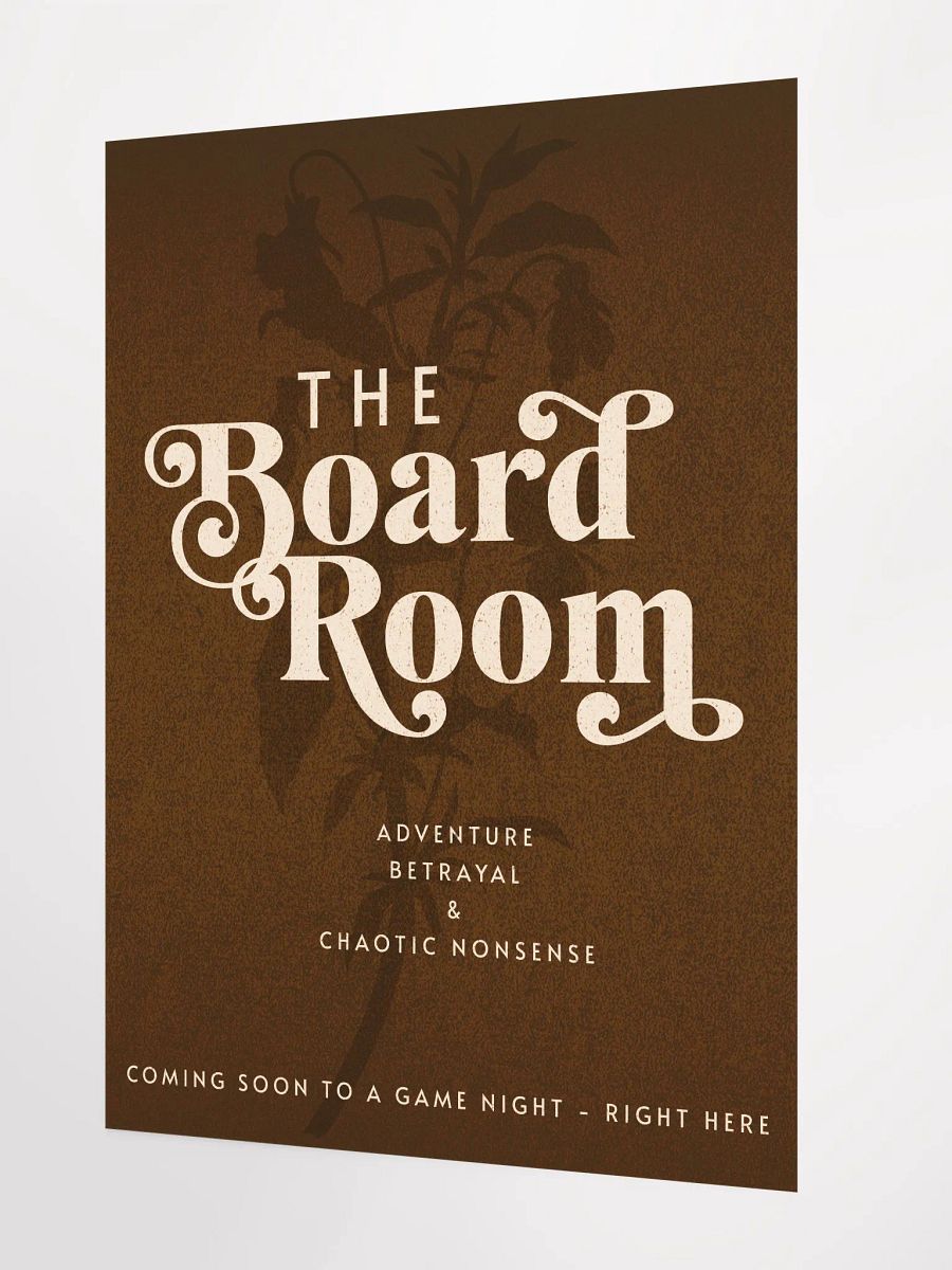 Board Room Movie Poster for Board Gamers - 18