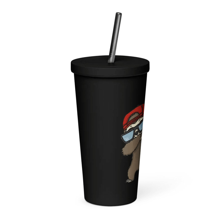 Insulated Tumbler with a Straw - Dab product image (8)