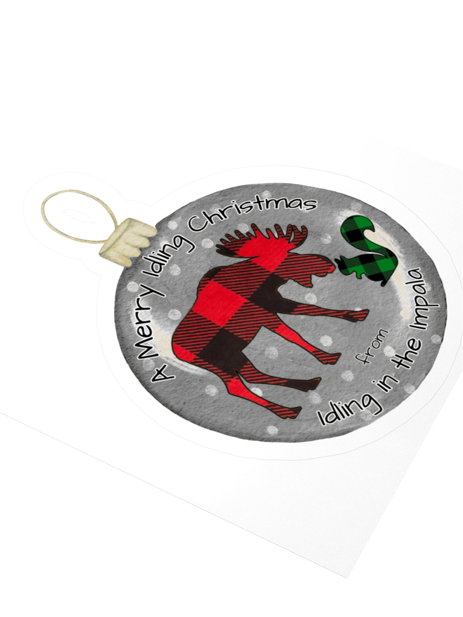 A Merry Idling Christmas Sticker - IITI product image (7)