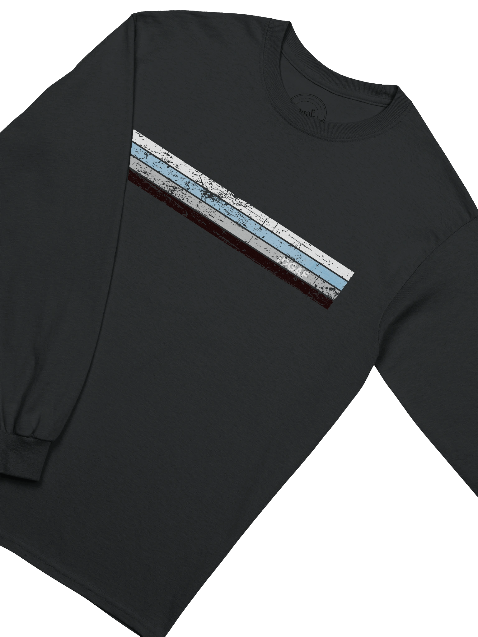 idgaf Brand Stripe Long Sleeve T-Shirt product image (15)