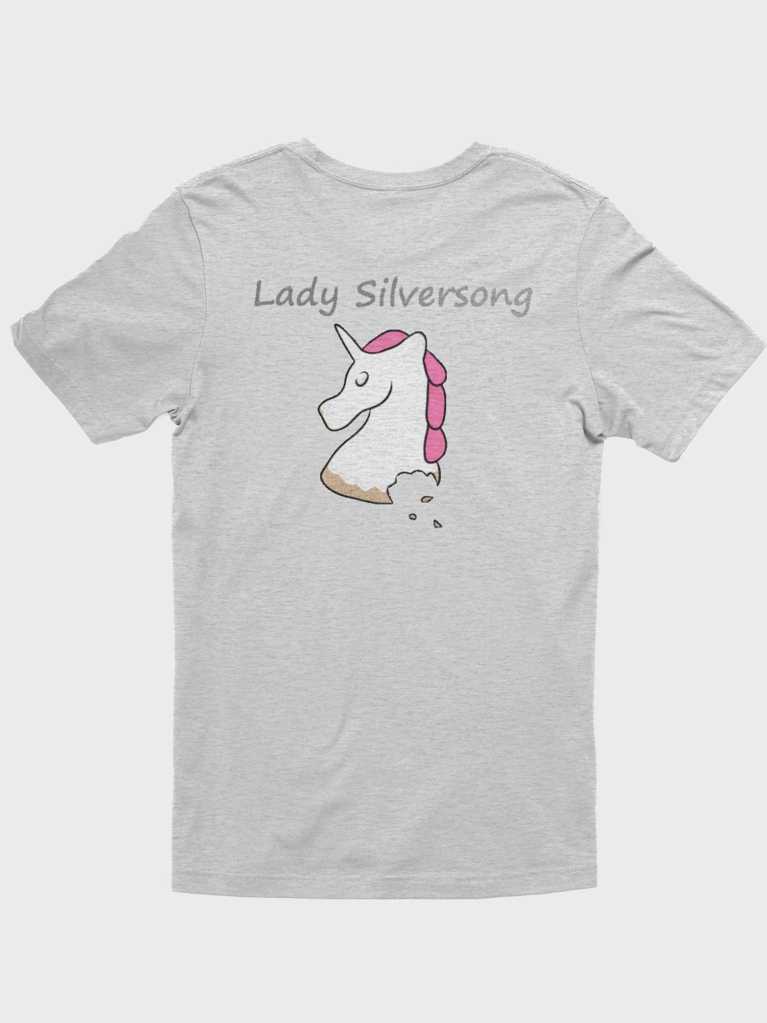 Lady Silversong Unicorn Cookie emote shirt product image (12)