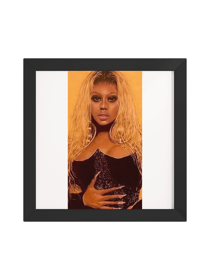 Nicki Minaj Colored Pencil Drawing Framed Print product image (2)