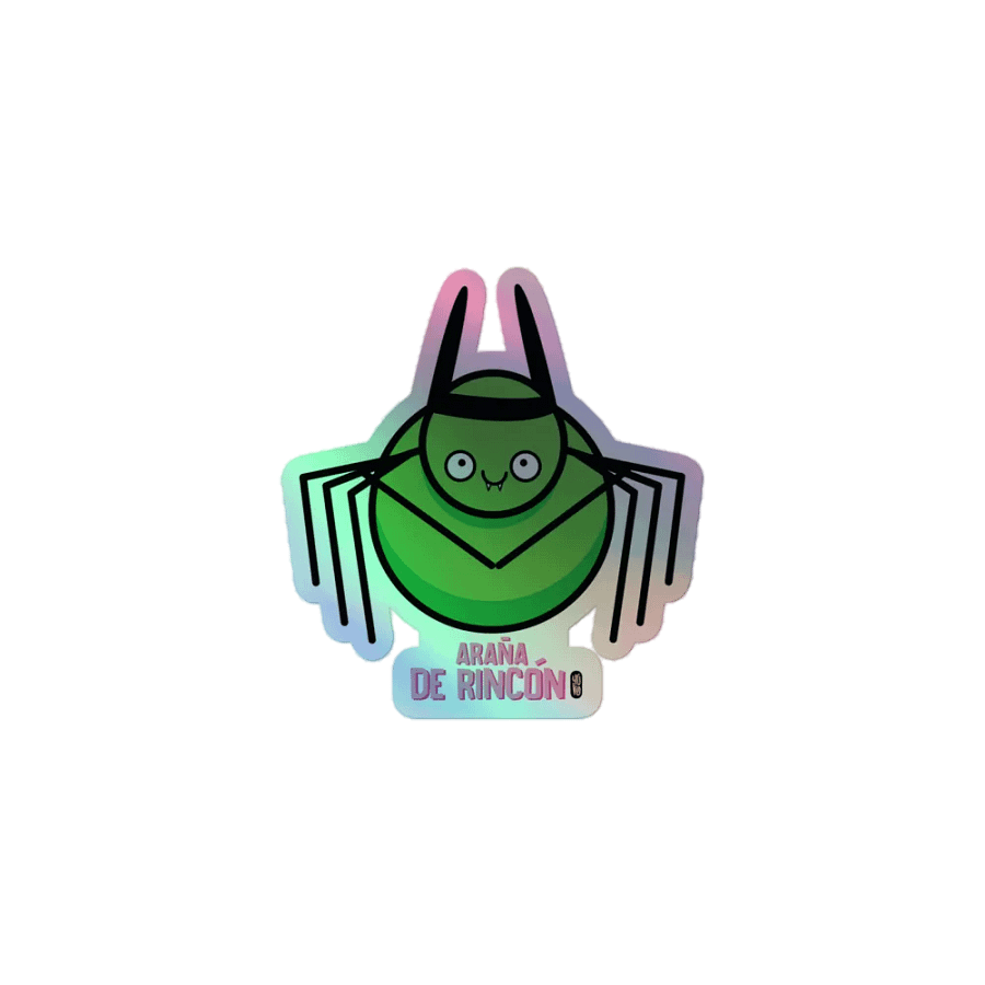 Araña de Rincón - Sticker (Holographic Kiss Cut) product image (1)