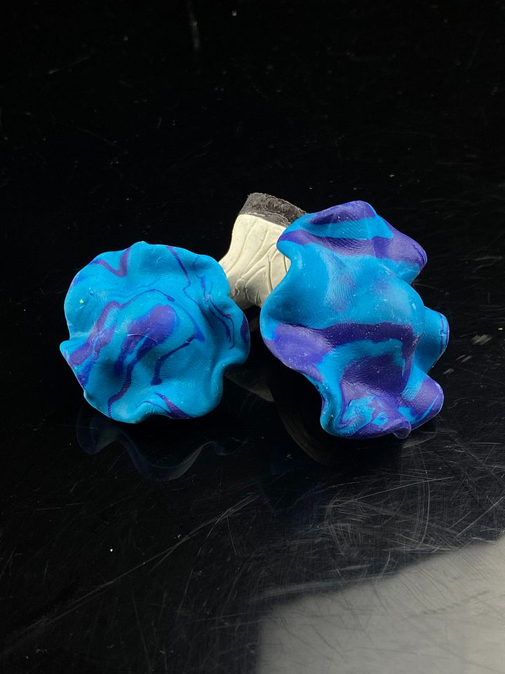Double Blue Tie Dye Mushroom product image (2)