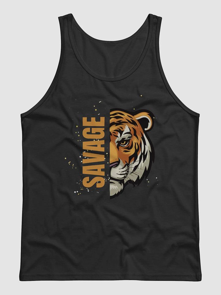 Savage Lion Tank Top – Fierce & Bold Graphic | Premium Lightweight Muscle Tee product image (1)