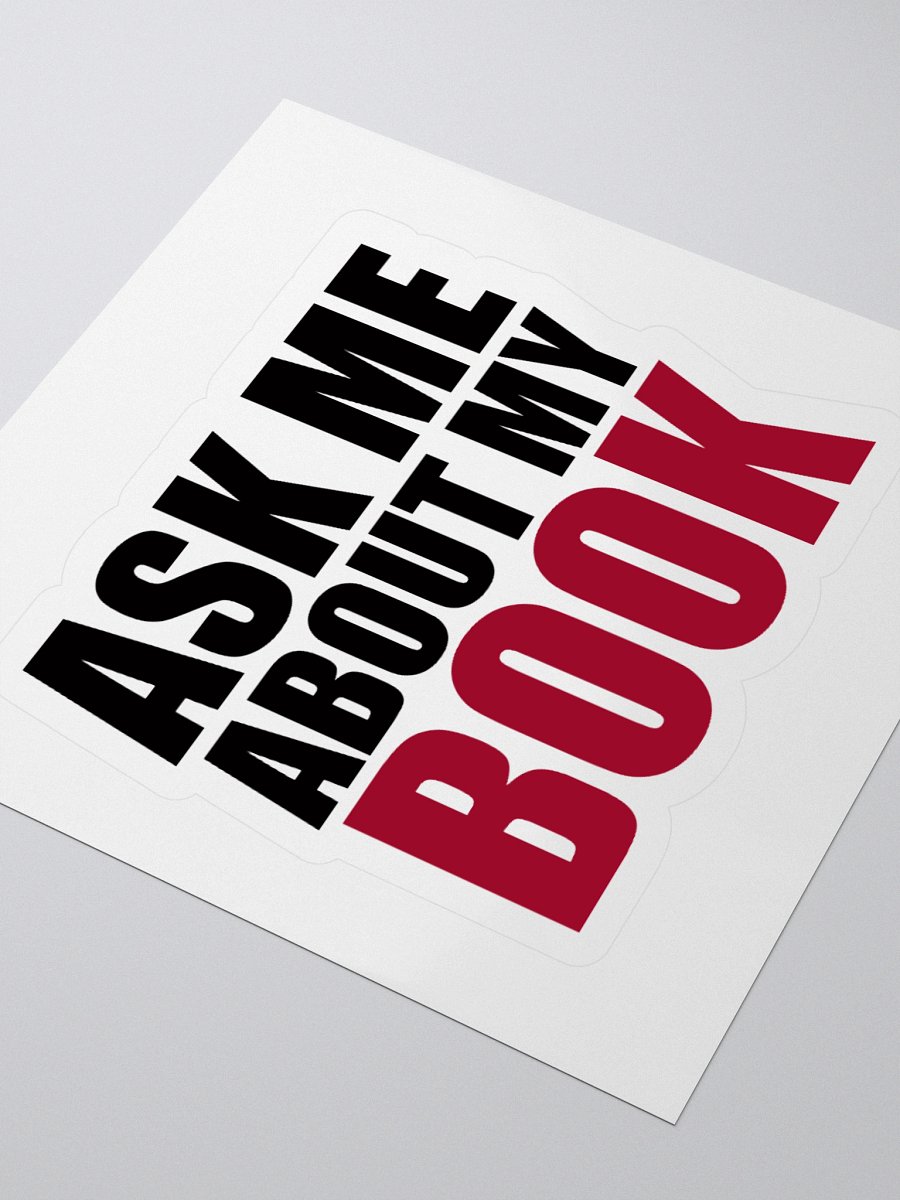 Ask Me Kiss Cut Sticker product image (9)