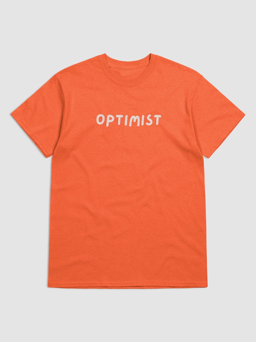“OPTIMIST” Upbeat Unisex Tee #2 product image (3)