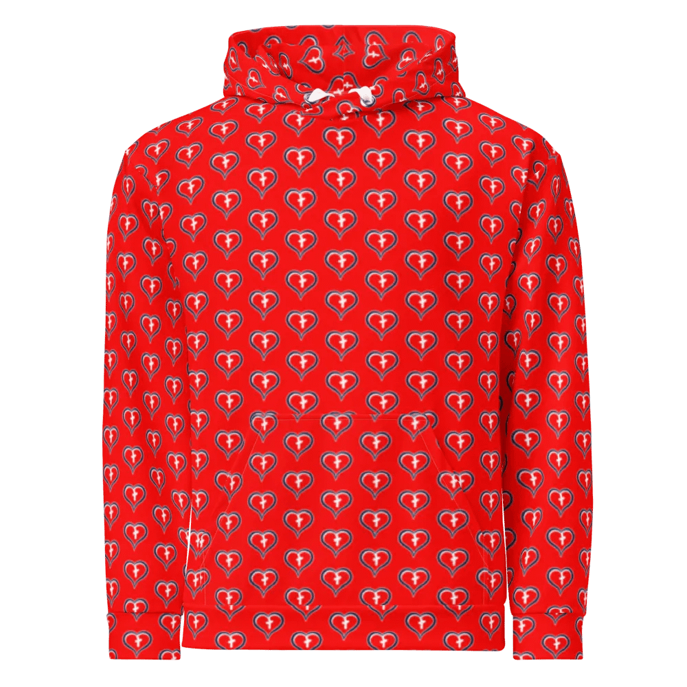 Novelty SHA Hearted Hoodie product image (1)