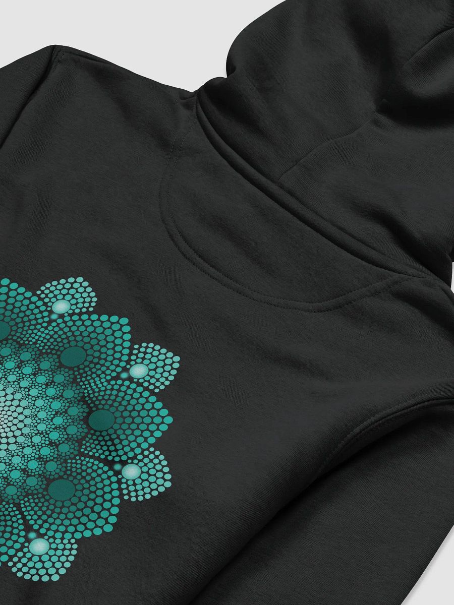 Turquoise Dot Mandala Unisex Eco Hoodie product image (5)
