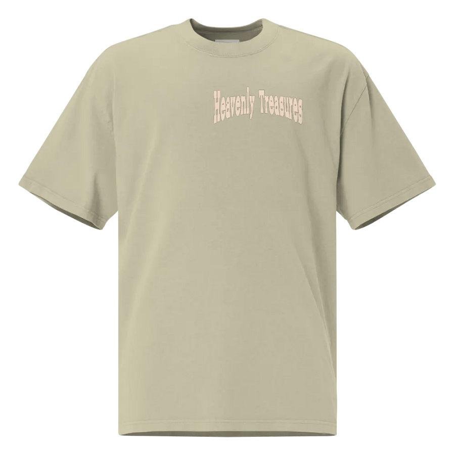 My treasures are laid up in heaven oversize T-shirt product image (4)