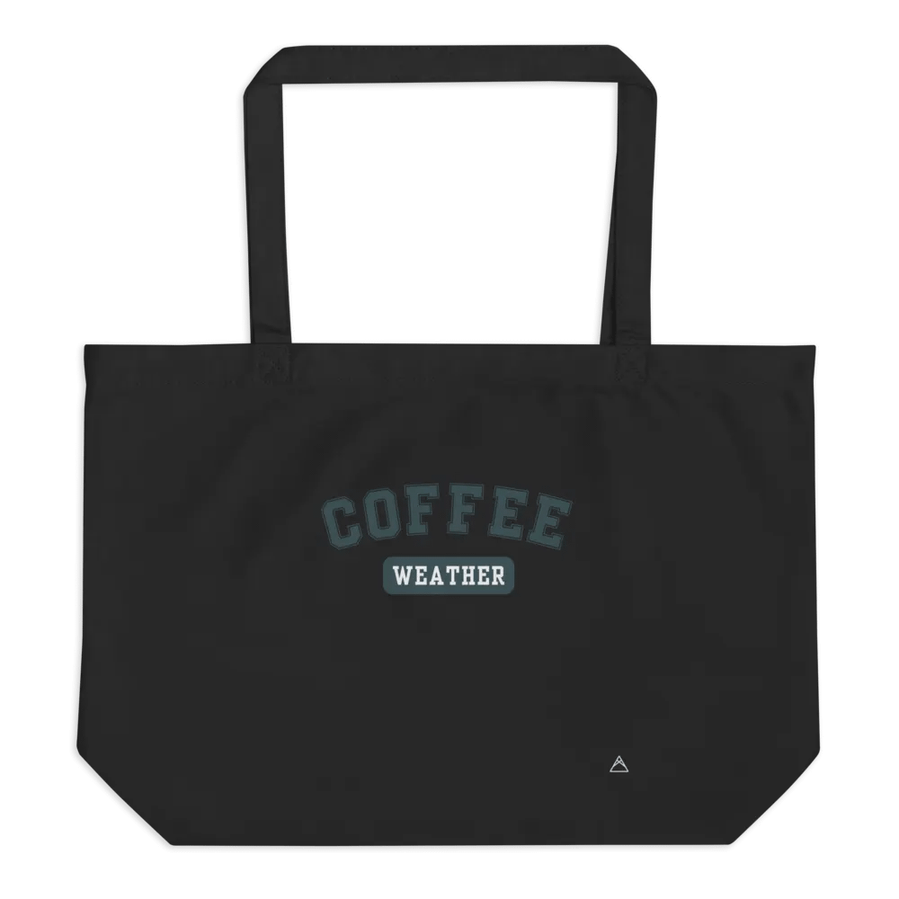 Coffee Weather | Black Tote (Ocean) product image (1)