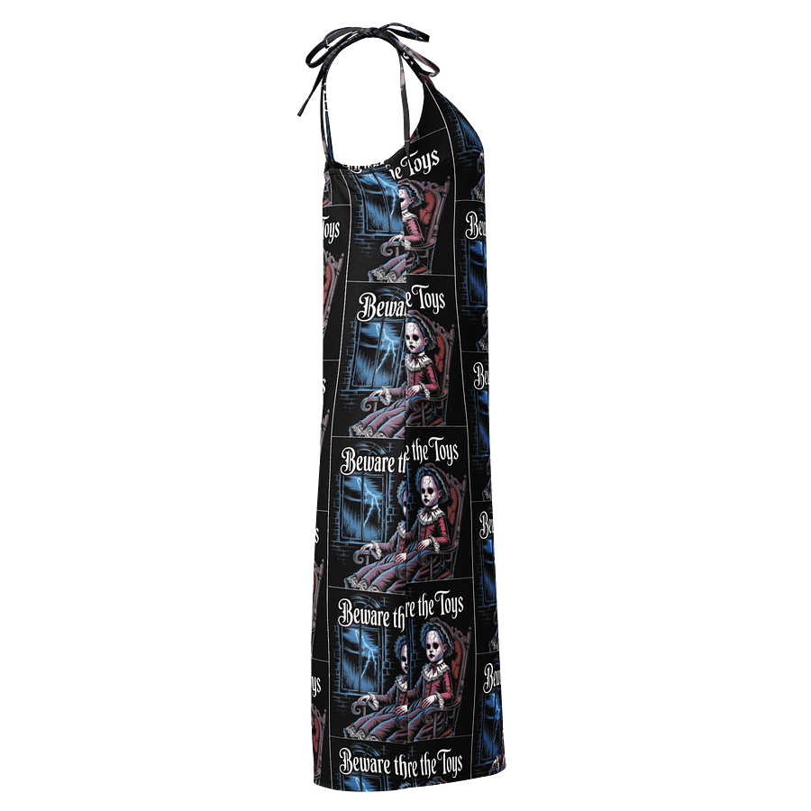 Midnight Veil Designs 'Beware the Toys' Slip Midi Chiffon Dress (XS-2XL) product image (4)