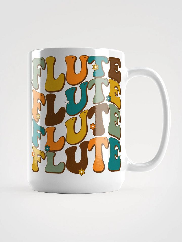 Groovy Wavy Flute Mug in Retro Colors 15oz (white background) product image (1)