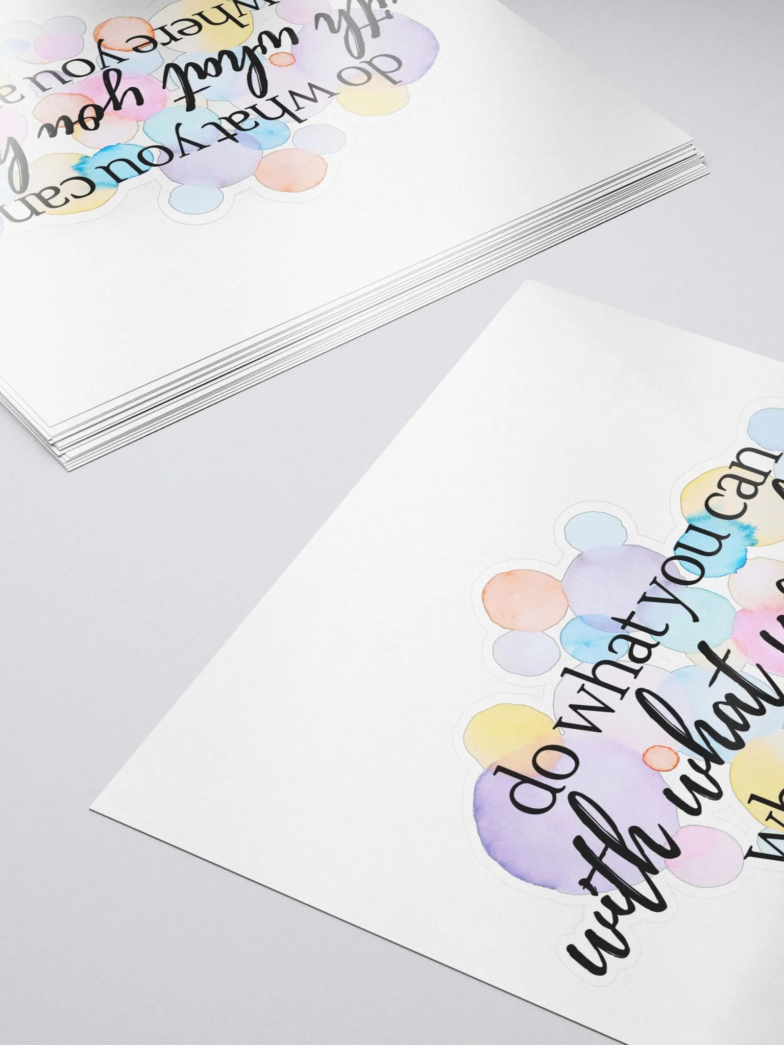 Do What You Can Kiss-Cut Sticker product image (5)