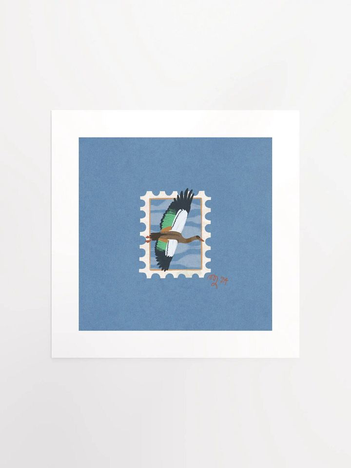 Egyptian Goose Stamp Print – Birbfest 2024 product image (2)