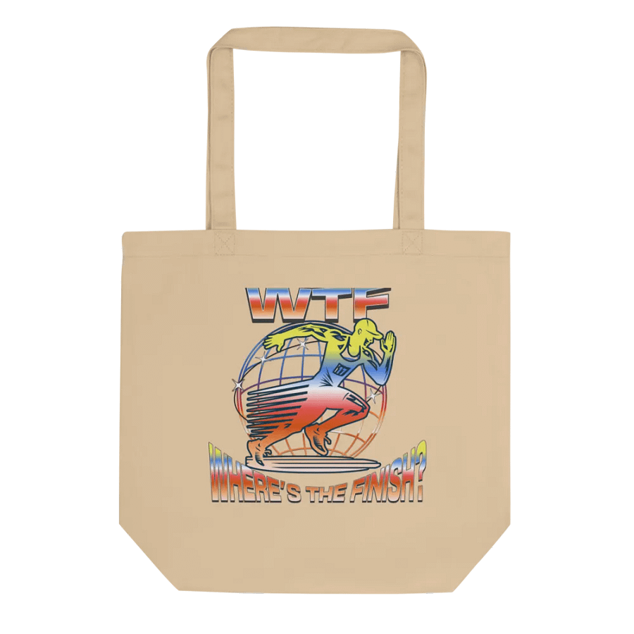 WTF Where's The Finish? Runner Global Tote product image (1)