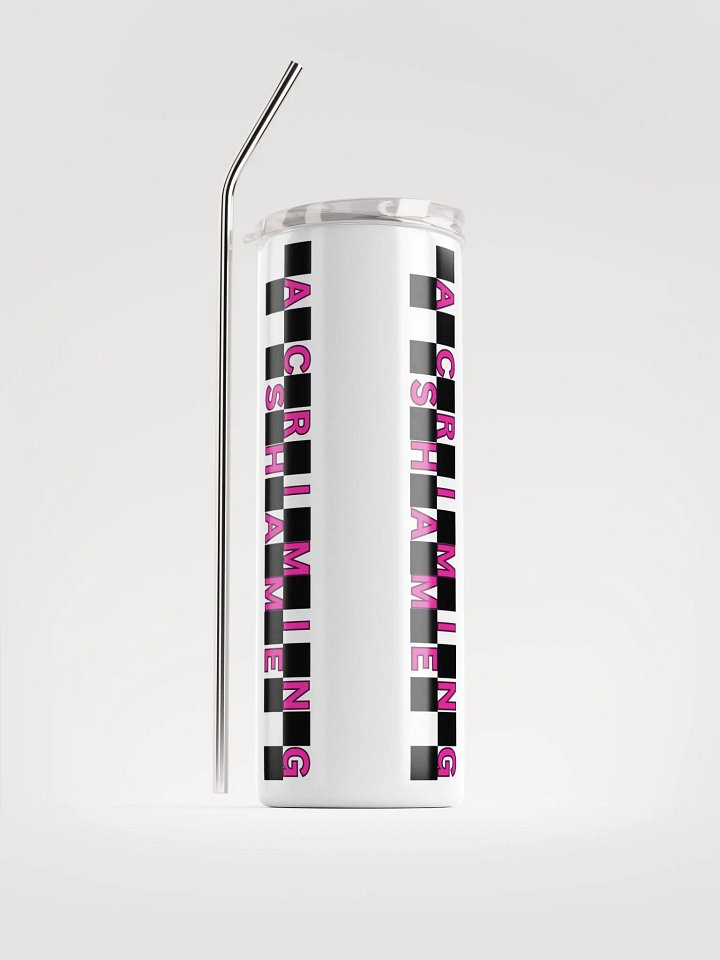ACrimingShame Tumbler Pink-White product image (1)