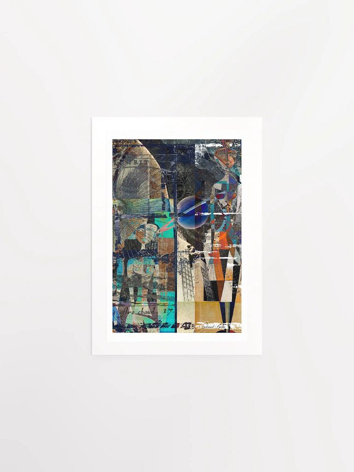 'Study in Motion' by Edward Martin: Mixed Media Collage Print product image (2)