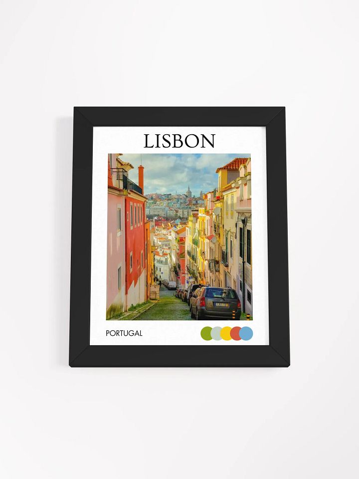 Streets of Lisbon I - Colour - Framed product image (1)