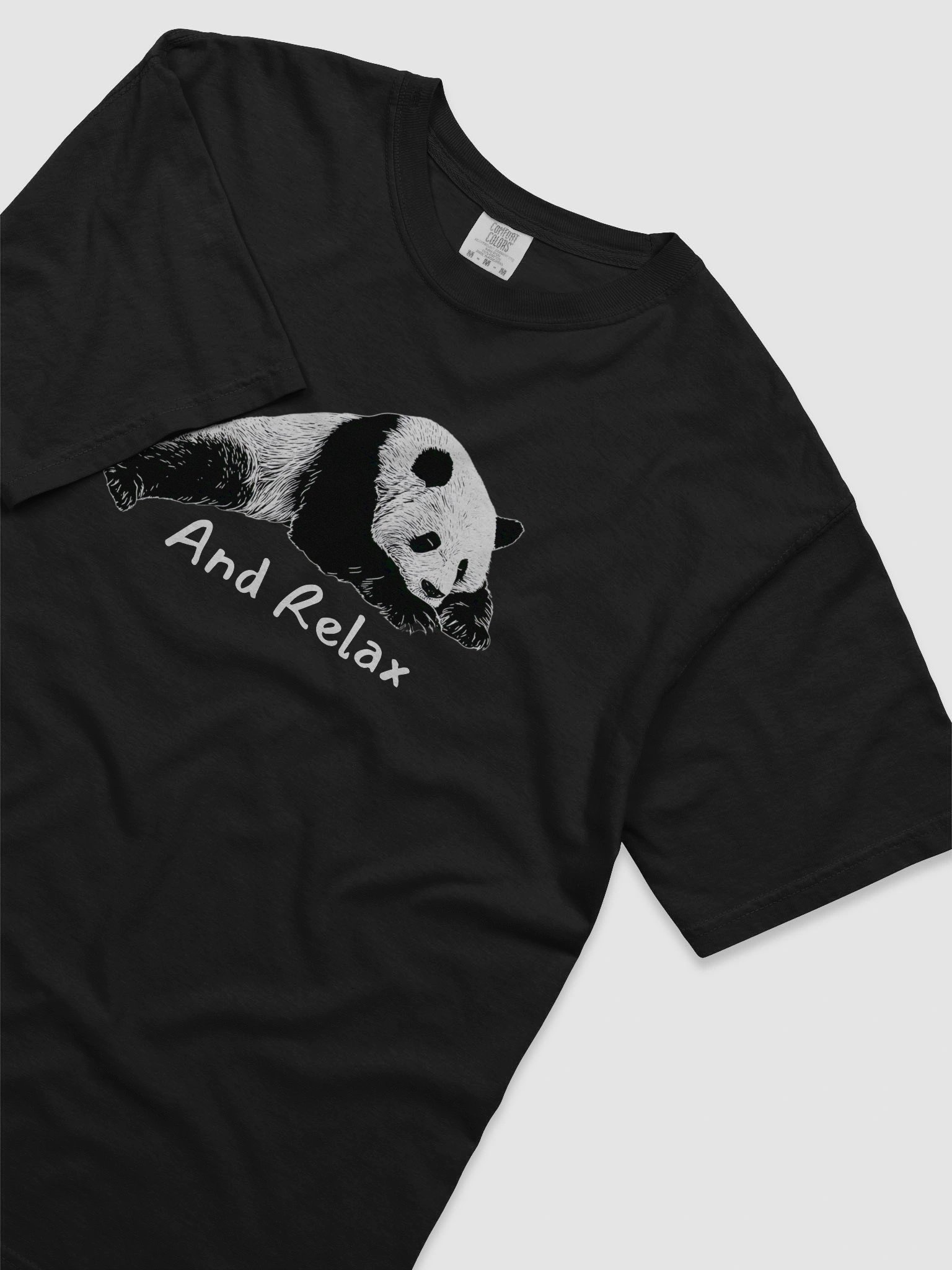 And Relax – Chilled Panda Nature Tee - Large image design product image (4)