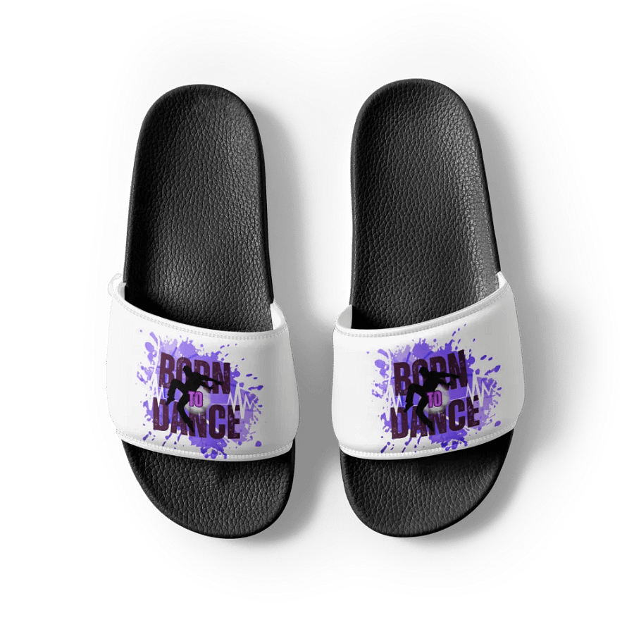 Born to Dance His Silhouette Women's Slides product image (8)