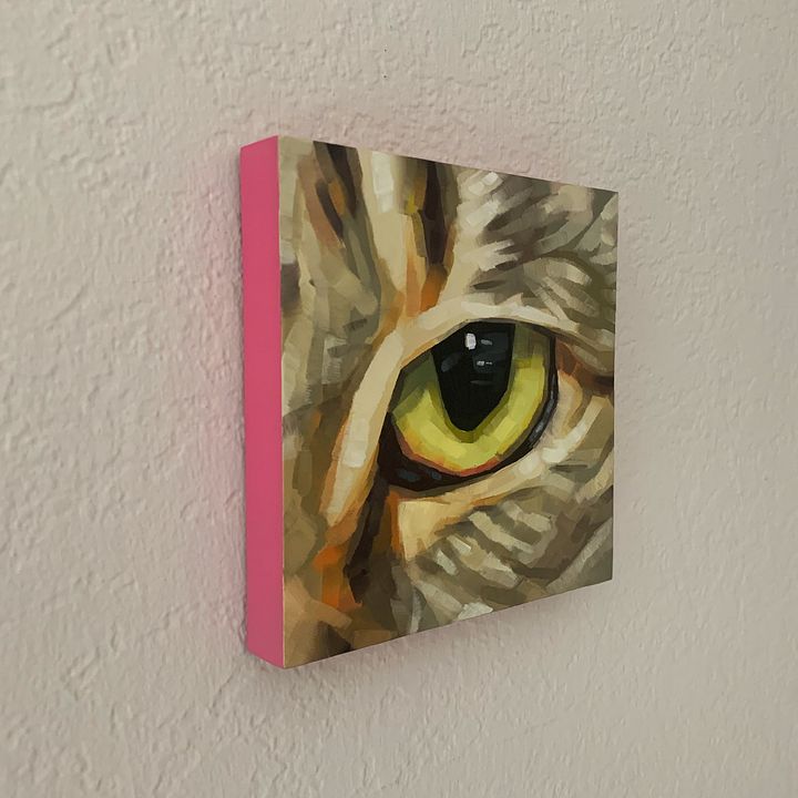 Mini Tiger Eye - Original Oil Painting product image (2)
