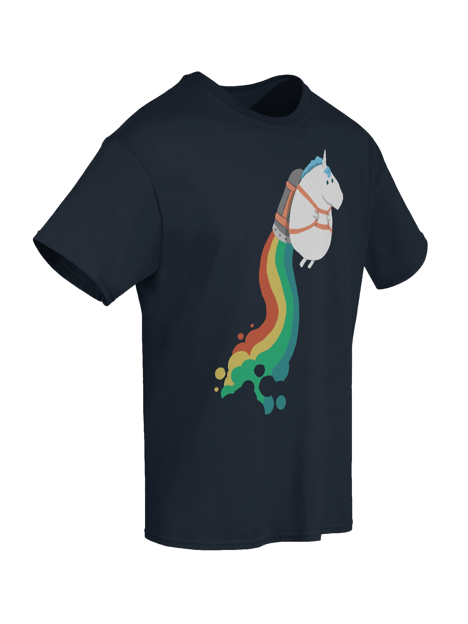 Flying unicorn graphic t-shirt product image (32)