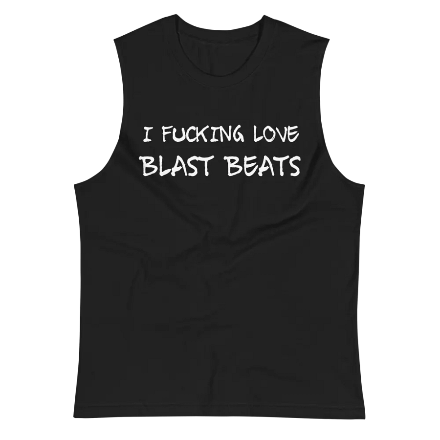 I Love Blast Beats muscle tank product image (4)