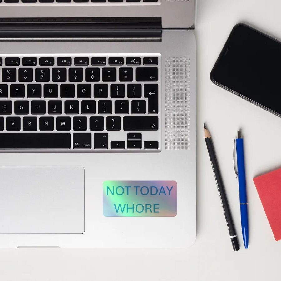NOT TODAY WHORE STICKER product image (10)