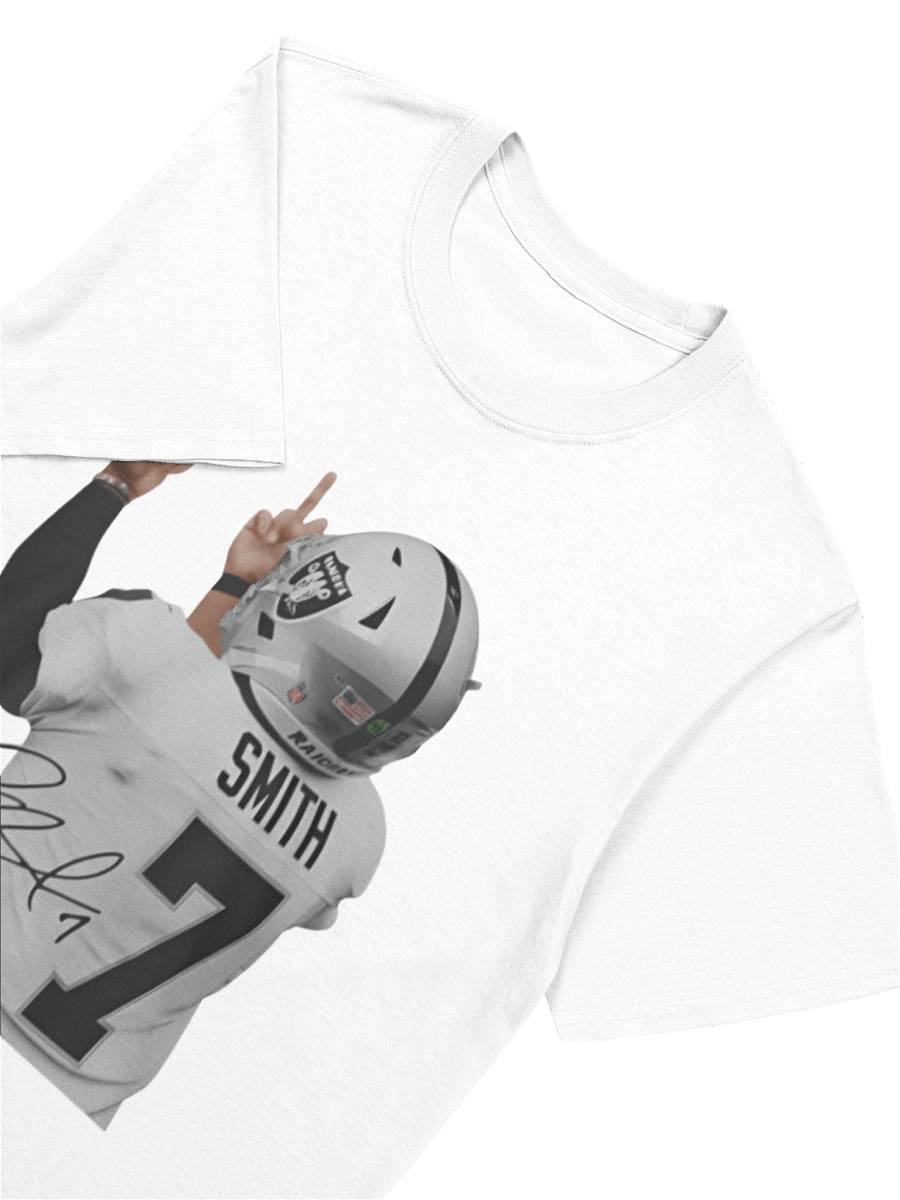 Geno Smith Middle Finger Las Vegas Raiders Signature Shirt product image (5)
