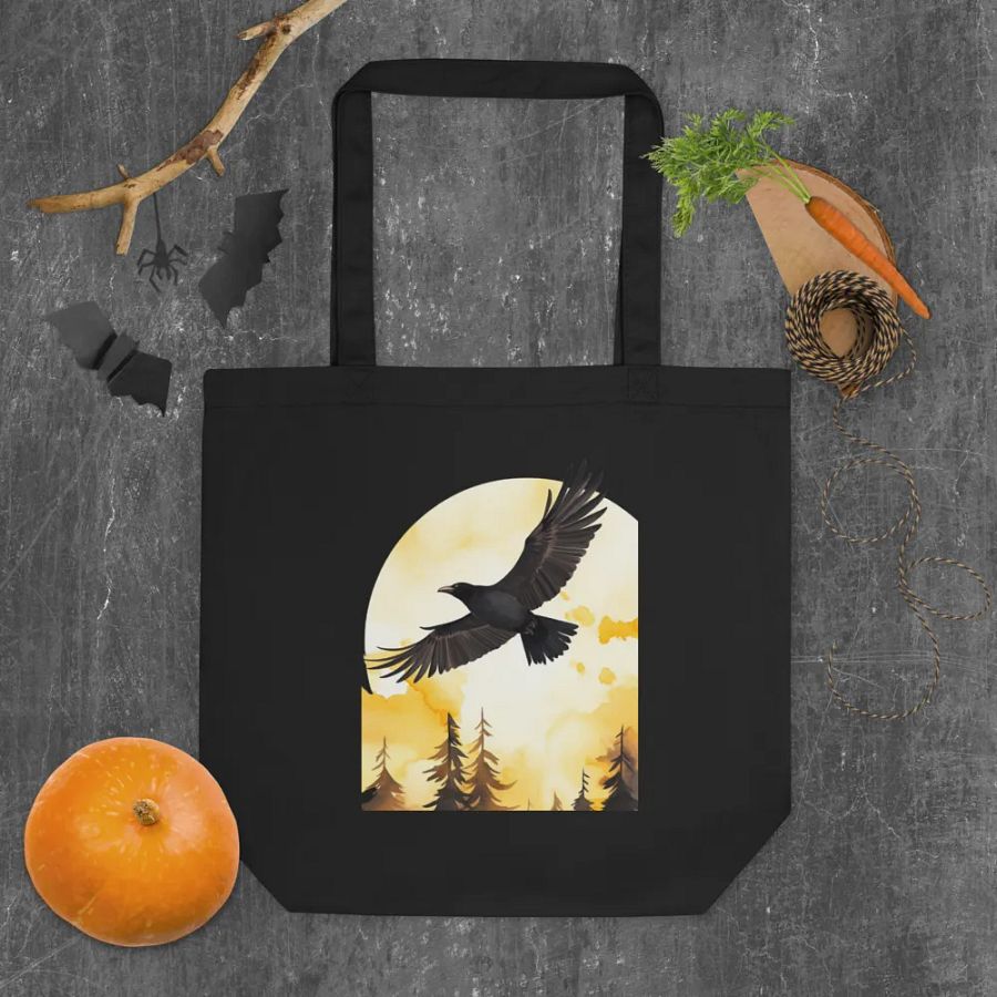 Crow's Haven: Exclusive Eco-Friendly Tote Bag product image (5)