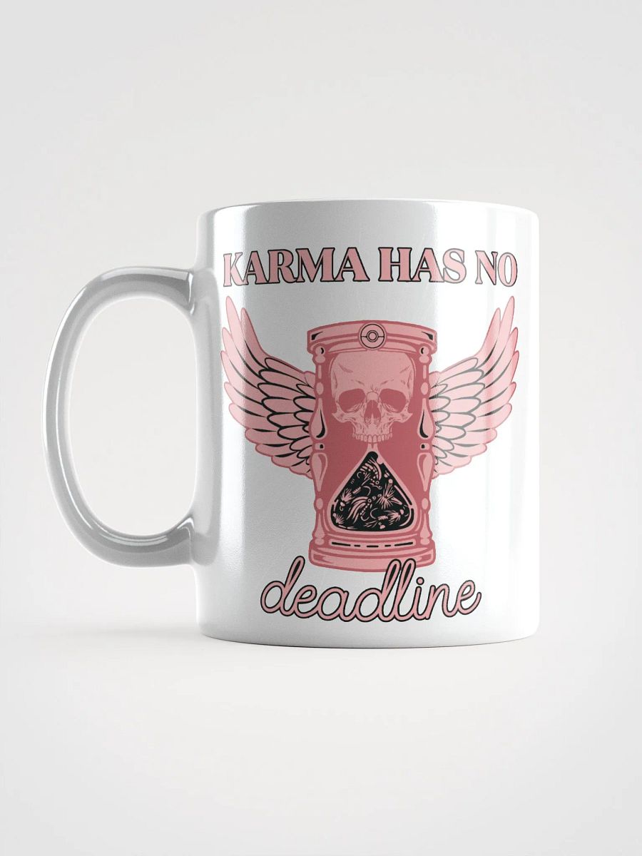 Karma Hourglass White Glossy Mug product image (6)