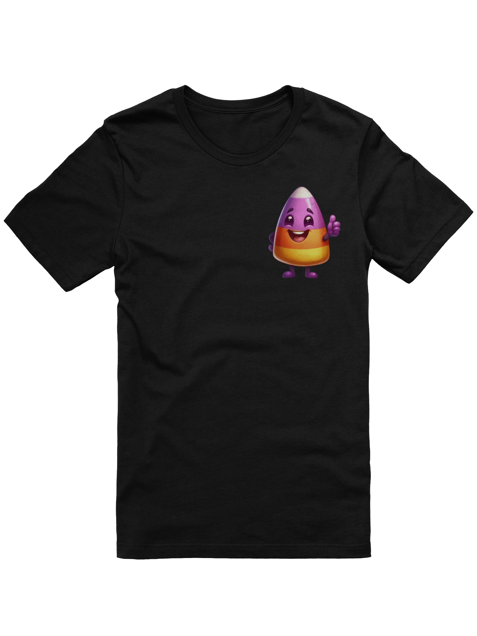 Thumbs Up Candy Corn Pocket Tee product image (1)
