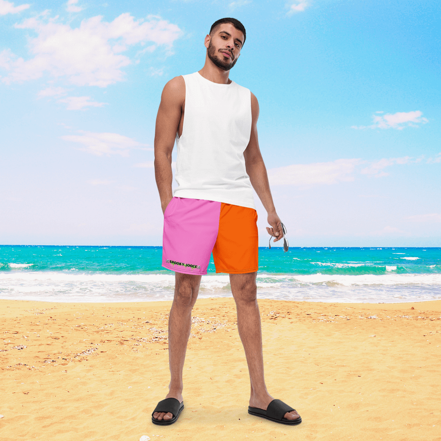 SPOOKY JOOCE Swim Trunkz - Light Pink/Orange product image (1)