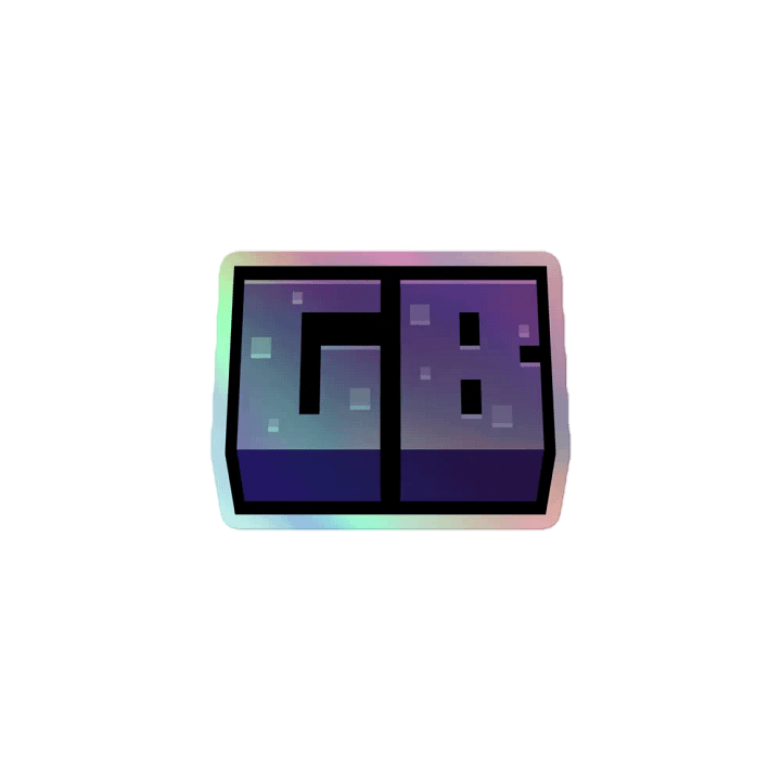 Kiss-Cut GB Holographic Sticker product image (1)